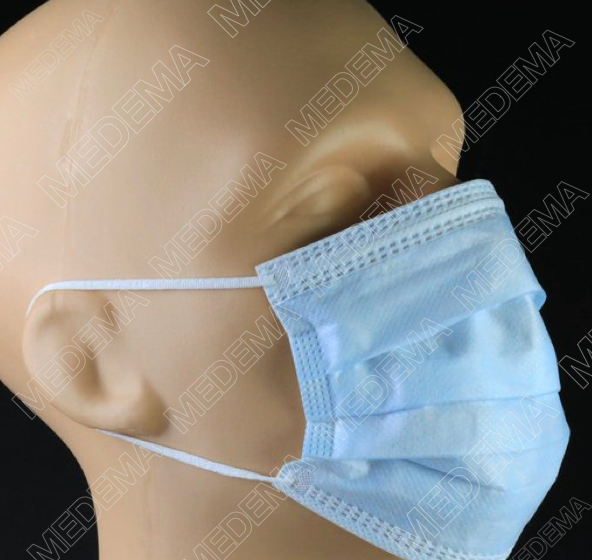 Maski chirurgiczne B/D 3-warstwowa maska z gumką