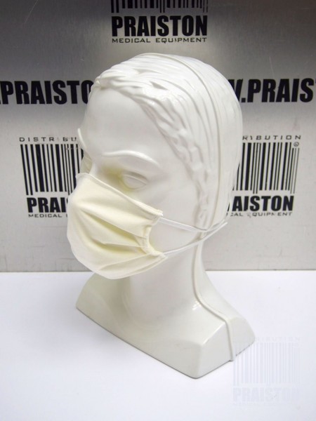 Maski chirurgiczne B/D bawełniana z flizeliną       