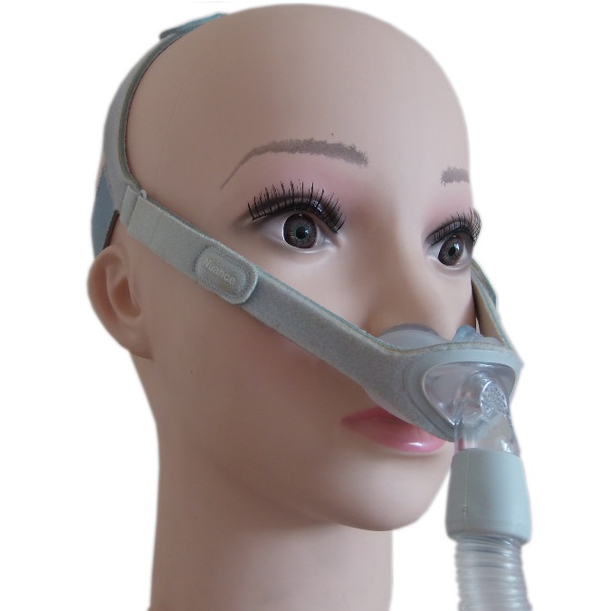 Maski do aparatów do bezdechu sennego i nieinwazyjnej wentylacji Philips Respironics NUANCE