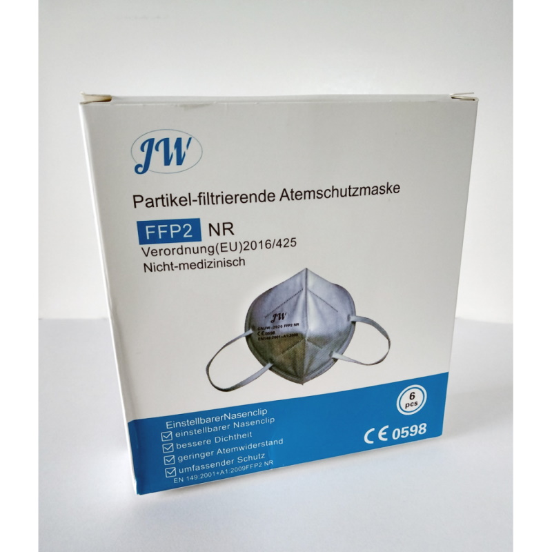 Maski ochronno-filtrujące JW FFP2 NR