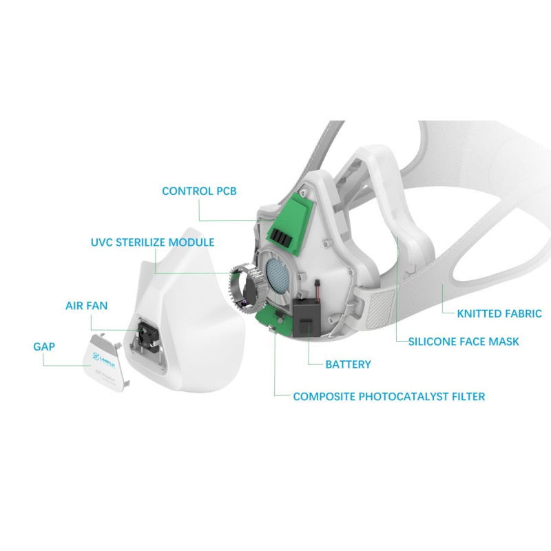 Maski ochronno-filtrujące Lamplic Science AIR Phantom