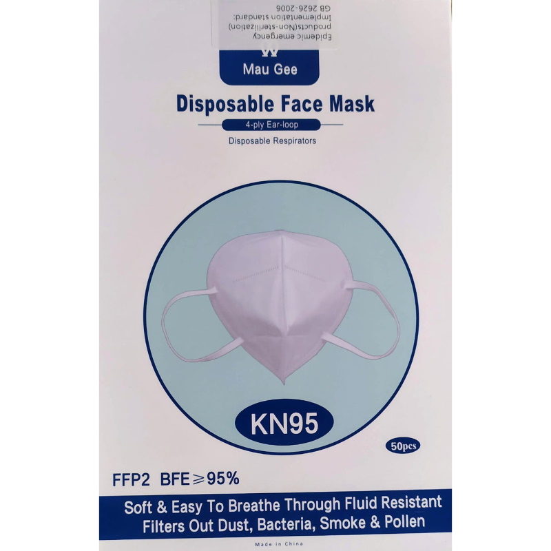Maski ochronno-filtrujące Mau Gee ochronna KN95 CE (FFP2)