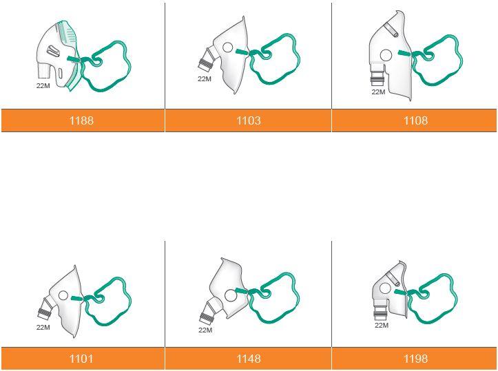 Maski tlenowe INTERSURGICAL Maski aerozolowe