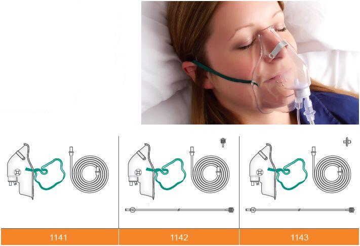 Maski tlenowe INTERSURGICAL Sentri ETCO2