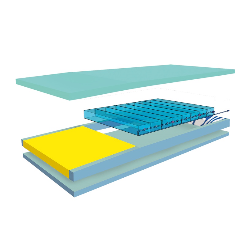 Materace przeciwodleżynowe piankowe, visco, żelowe B/D HYPER AIR Hybrid