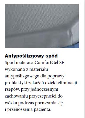 Materace przeciwodleżynowe piankowe, visco, żelowe Stryker ComfortGel SE 1805