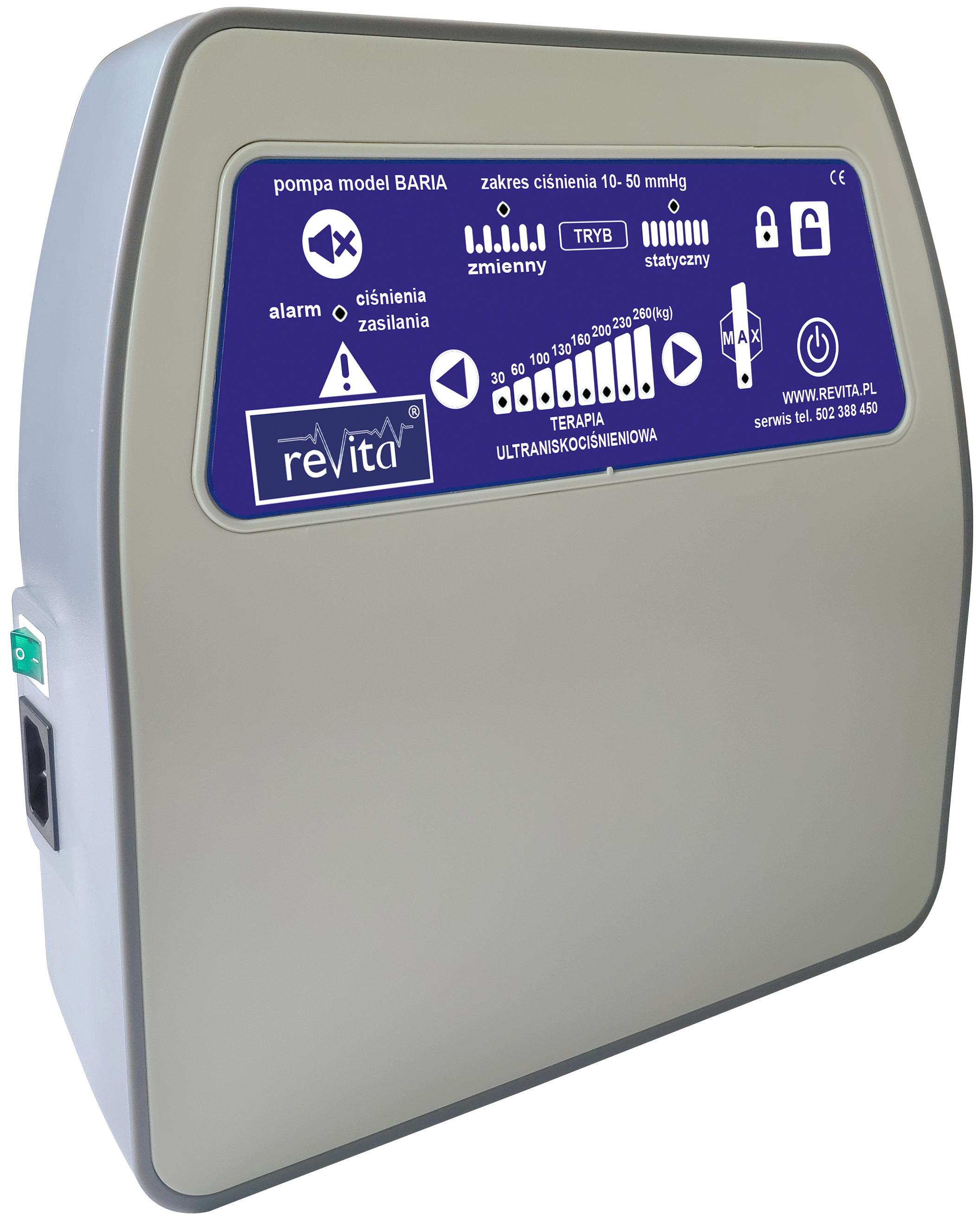 Materace przeciwodleżynowe zmiennociśnieniowe Revita 884 Baria