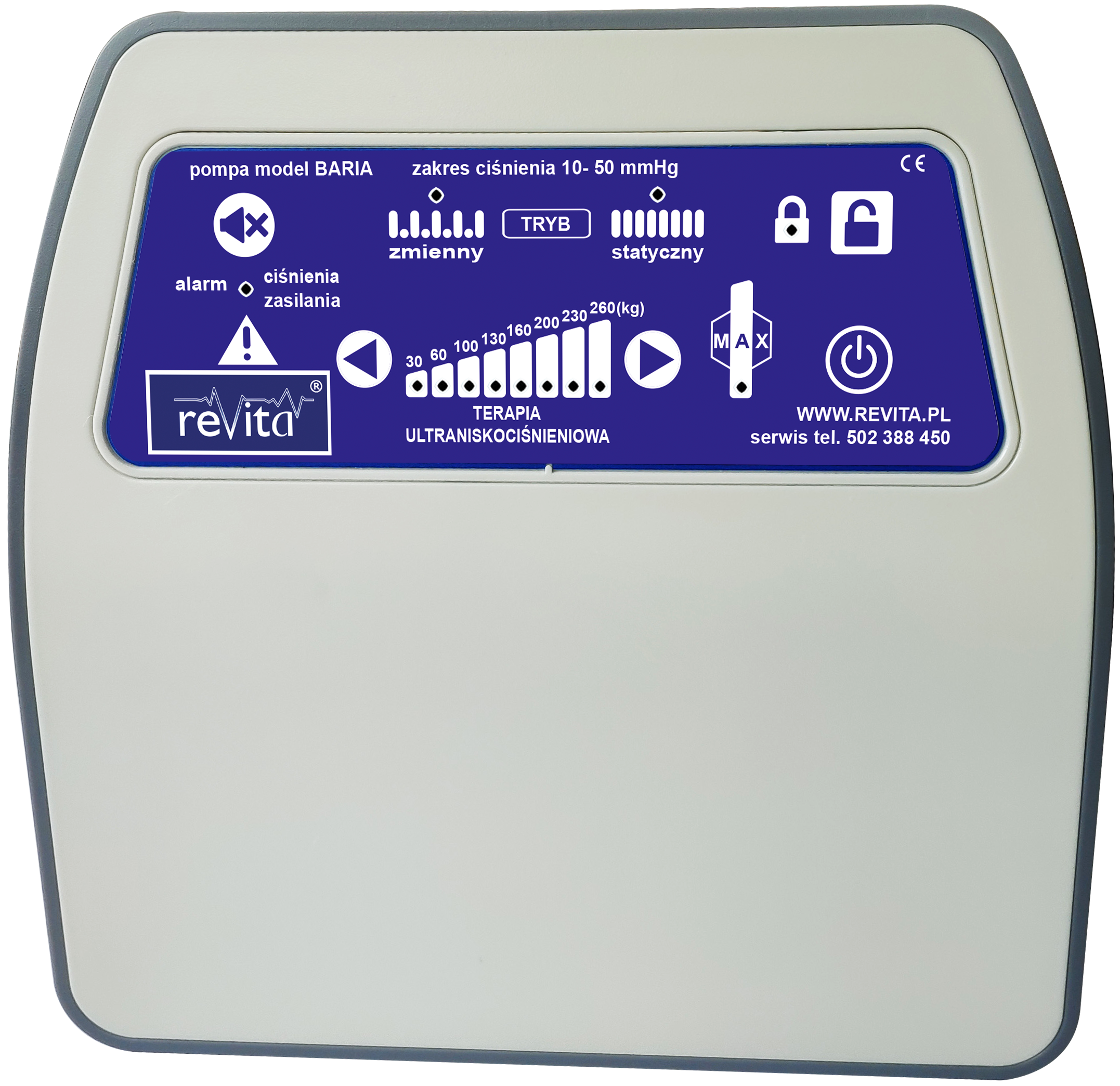 Materace przeciwodleżynowe zmiennociśnieniowe Revita 884 Baria