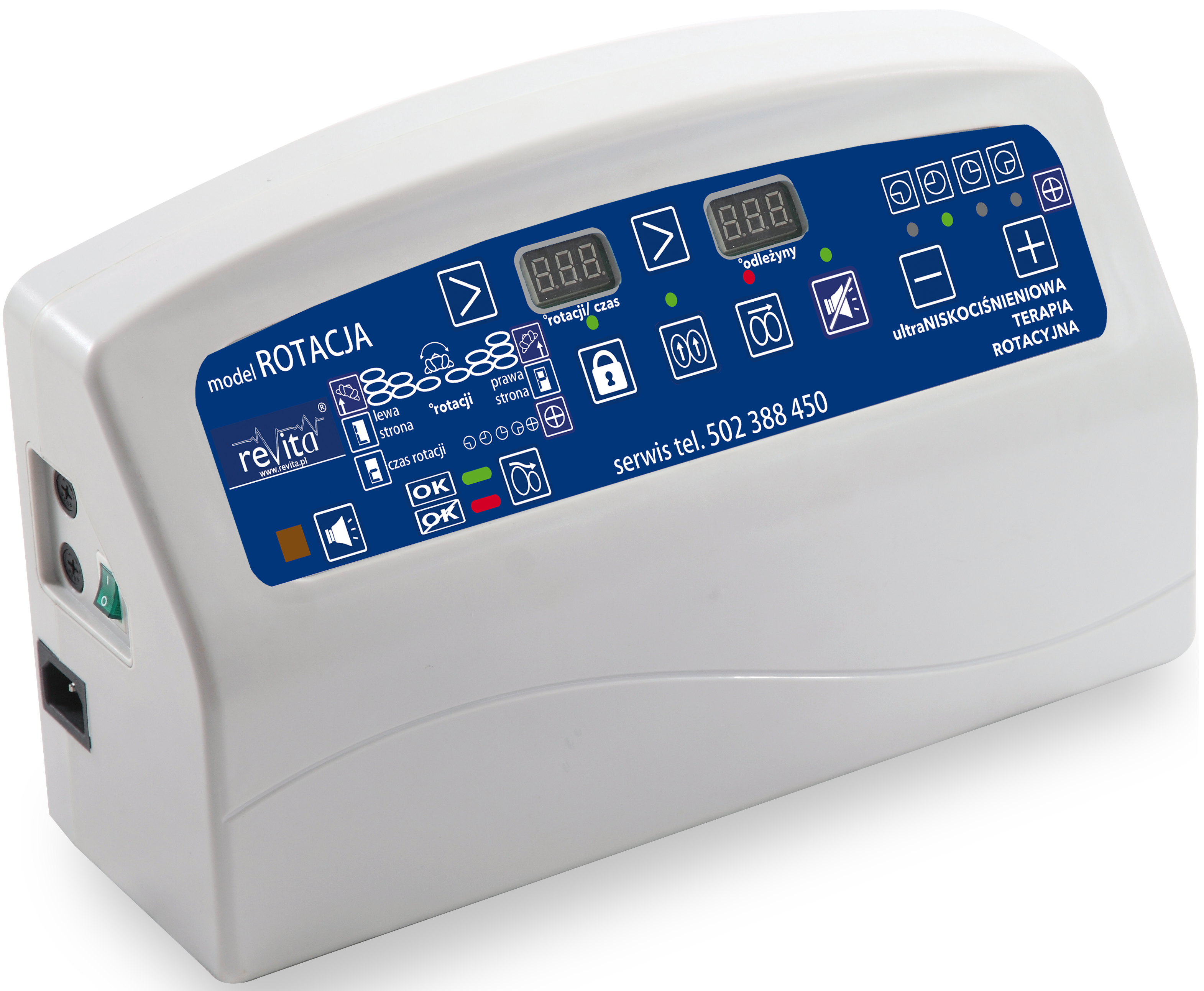 Materace przeciwodleżynowe zmiennociśnieniowe Revita Rotacja