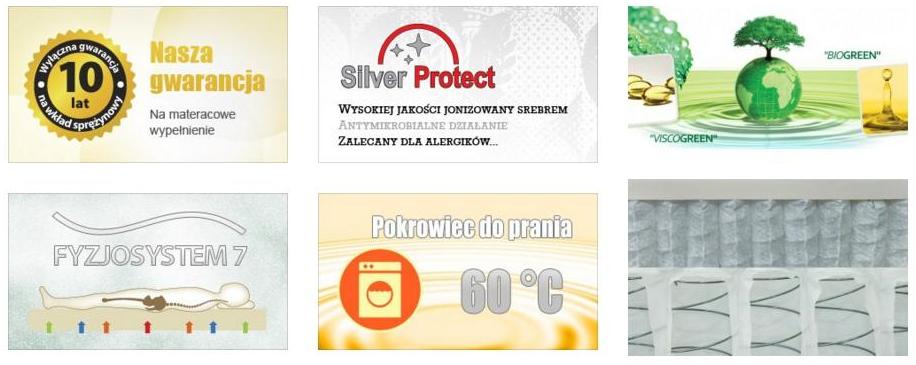 Materace szpitalne (zwykłe) MATERASSO Admiral Bio Exclusive