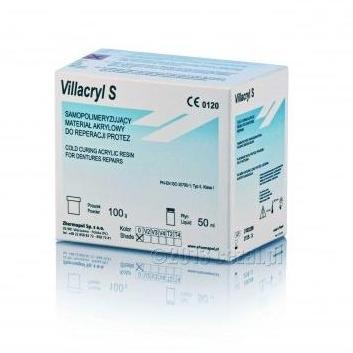 Materiały akrylowe do protez zębowych Zhermack Villacryl H Plus V4 x 2 + Villacryl S V4