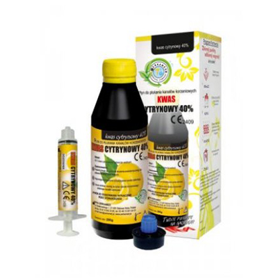 Materiały do zabiegów endodontycznych Cerkamed KWAS CYTRYNOWY 40%