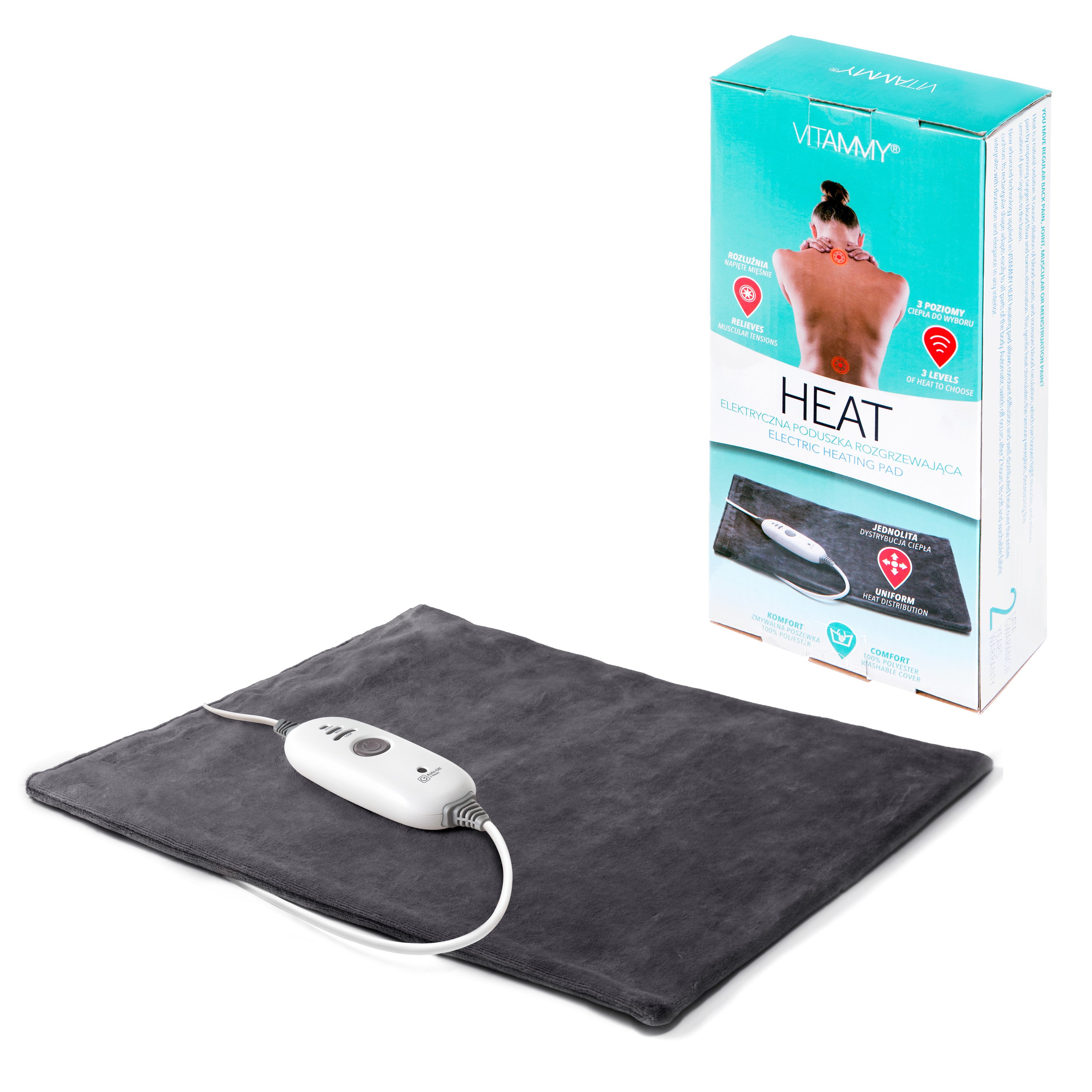 Maty, poduszki rozgrzewające elektryczne VITAMMY Heat