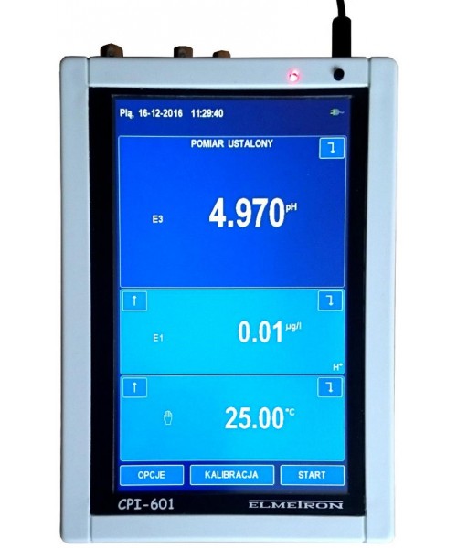 Mierniki wieloparametrowe (laboratoryjne) Elmetron CPI-601