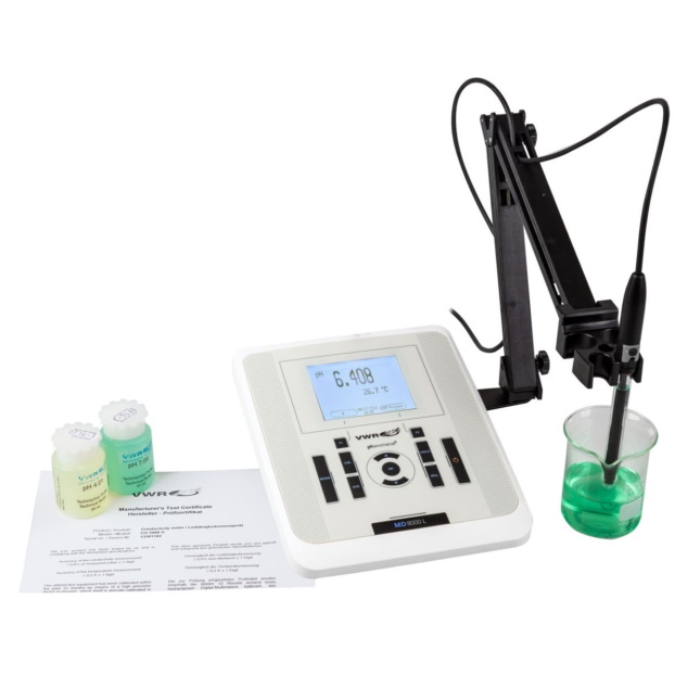 Mierniki wieloparametrowe (laboratoryjne) VWR pHenomenal MD 8000 L