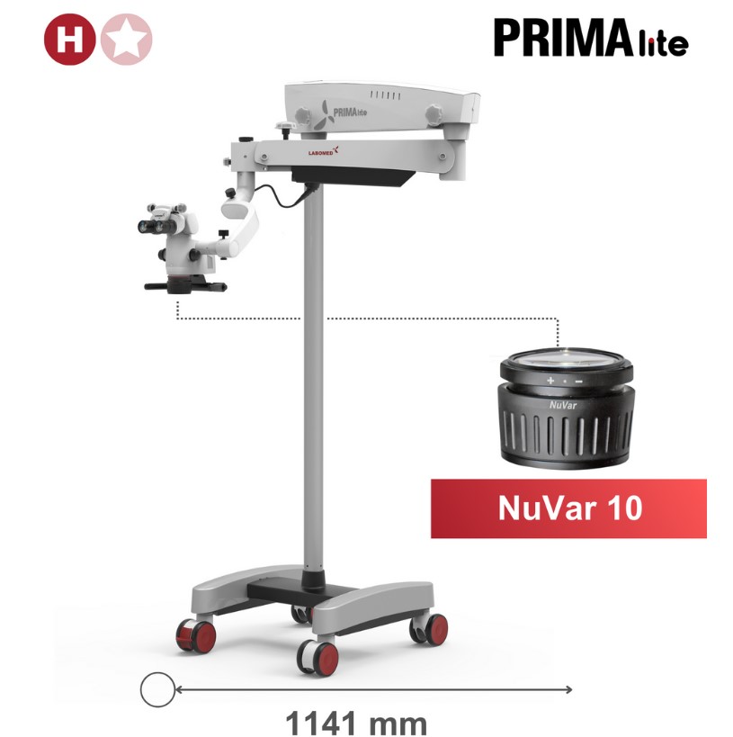 Mikroskopy stomatologiczne Labomed Prima Lite NuVar 10