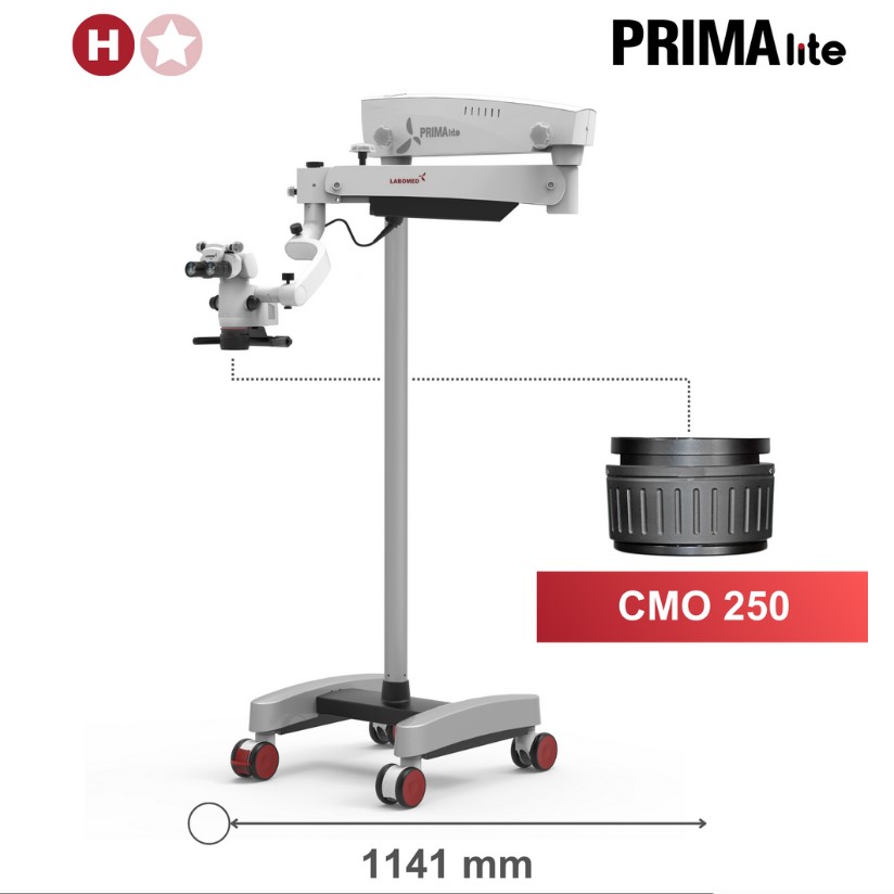 Mikroskopy stomatologiczne Labomed Prima Lite stałoogniskowy