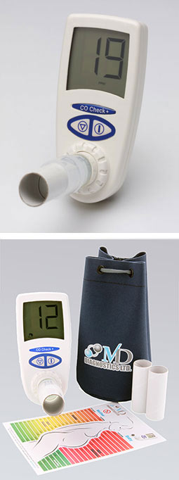 Monitory CO w wydychanym powietrzu (smokerlyzery) MD Diagnostics CO Check