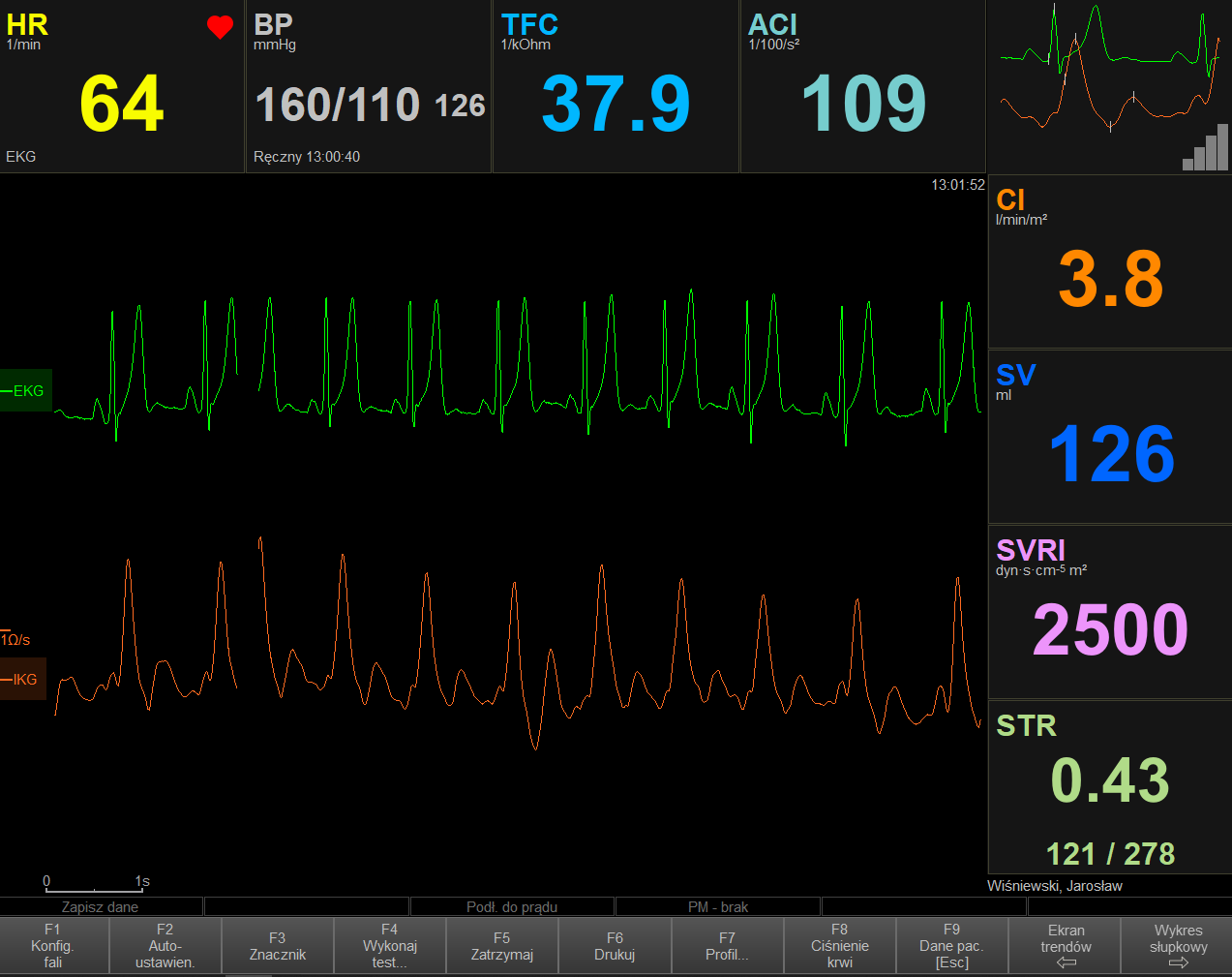 Monitory do pomiarów hemodynamicznych serca i krwi EM-MED CardioScreen 2000