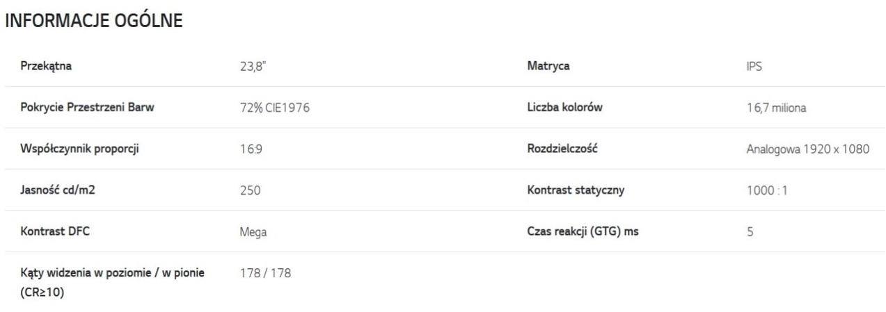 Monitory medyczne LG monitor
