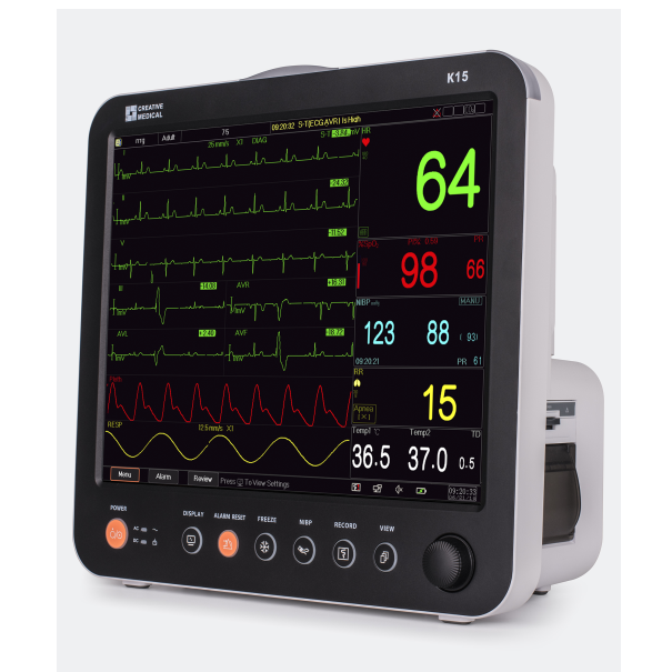 Monitory podstawowych funkcji życiowych Creative Medical K15/ K12/ K10