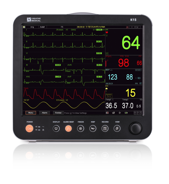 Monitory podstawowych funkcji życiowych Creative Medical K15/ K12/ K10