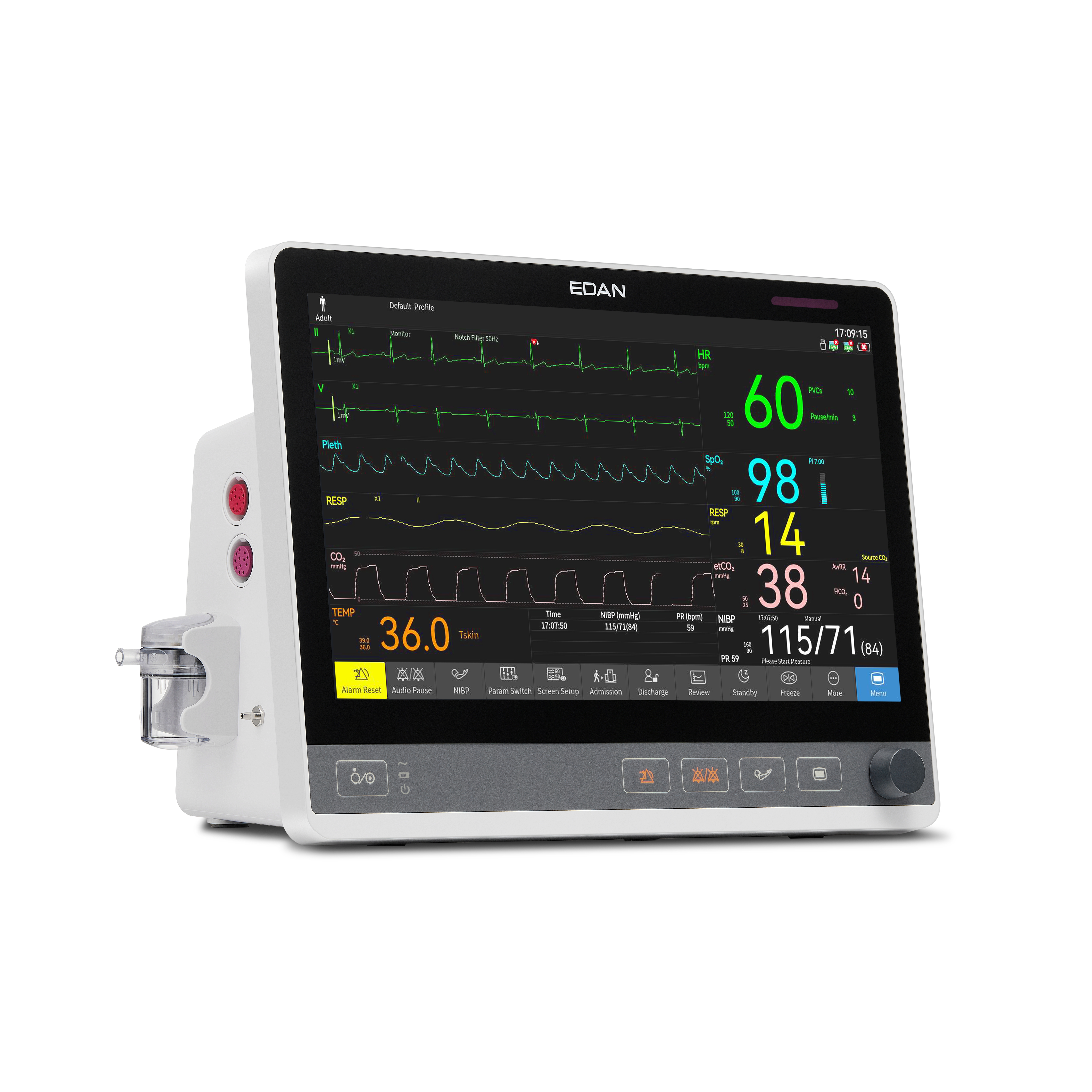 Monitory podstawowych funkcji życiowych EDAN CX10 / CX12 / CX15