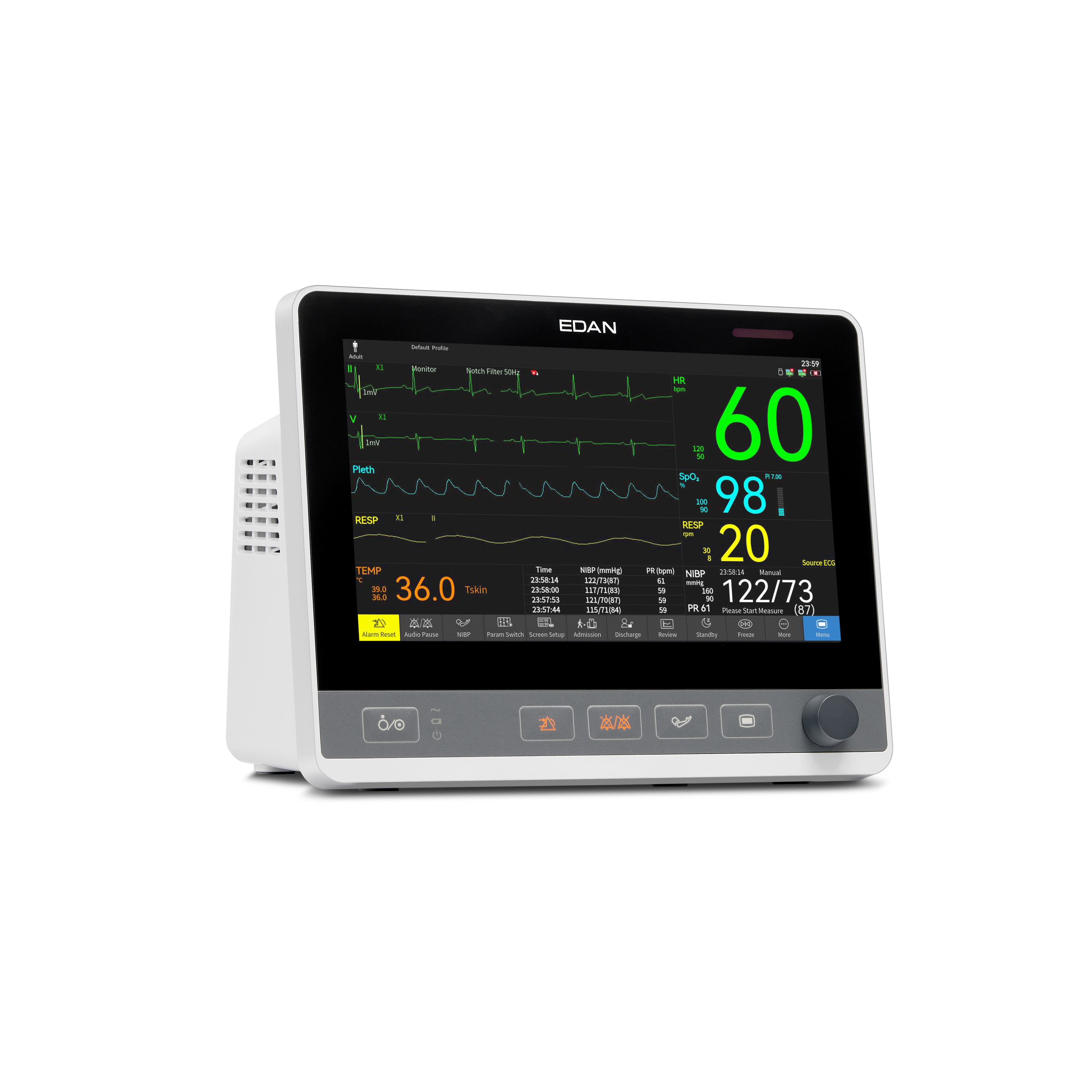 Monitory podstawowych funkcji życiowych EDAN CX10 / CX12 / CX15