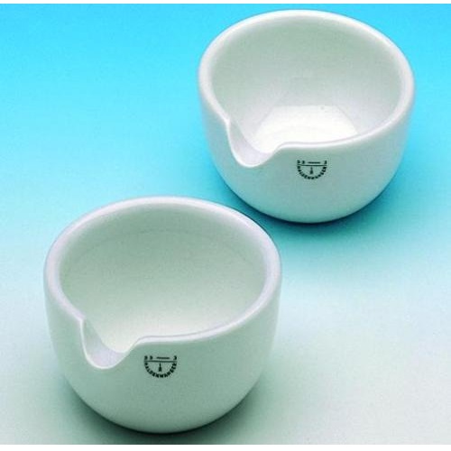 Moździerze porcelanowe Haldenwanger z porowatym wnętrzem