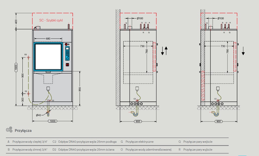 Myjnie do narzędzi i obuwia operacyjnego Prohs WD-15/SC