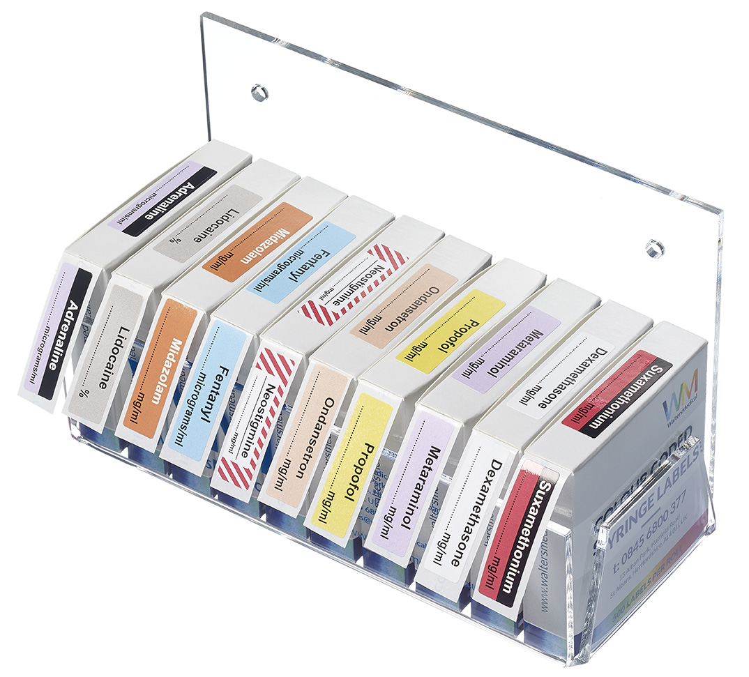 Naklejki do oznaczania strzykawek Walters Medical naklejki