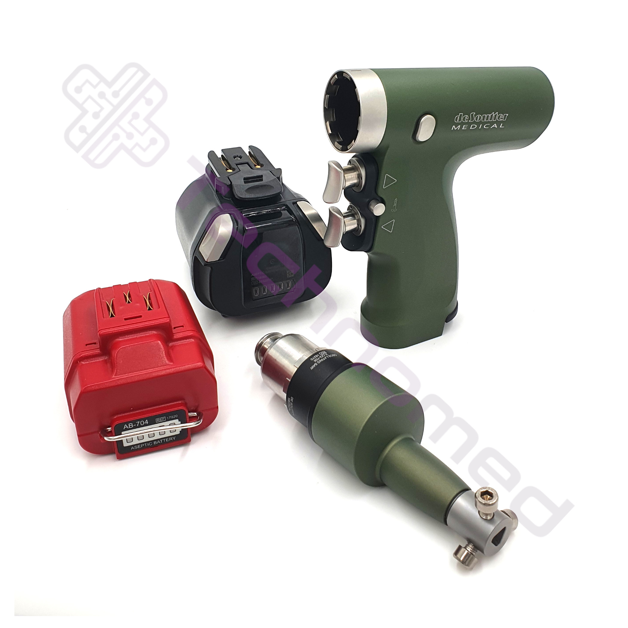 Napędy chirurgiczne - wiertarki ortopedyczne weterynaryjne DE SOUTTER Zestaw ortopedyczny do TPLO V-Drive