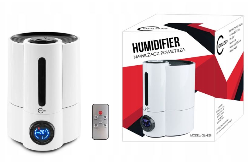 Nawilżacze ultradźwiękowe i parowe Carruzzo GL-2211