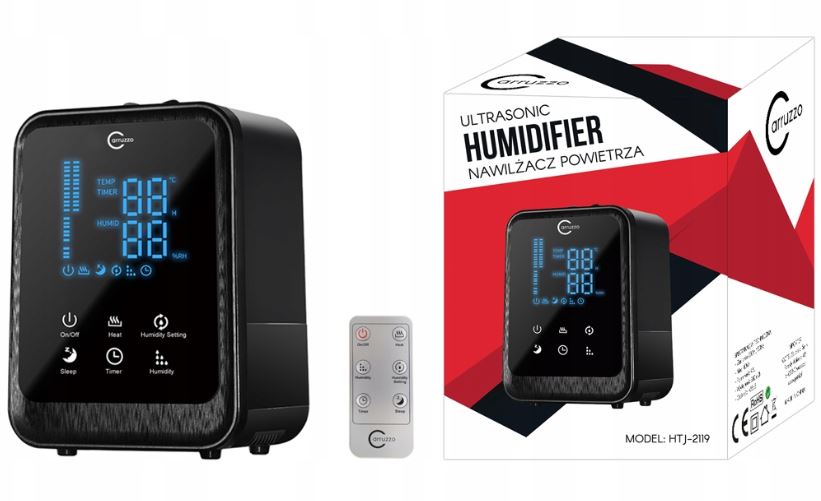 Nawilżacze ultradźwiękowe i parowe Carruzzo HTJ-2119