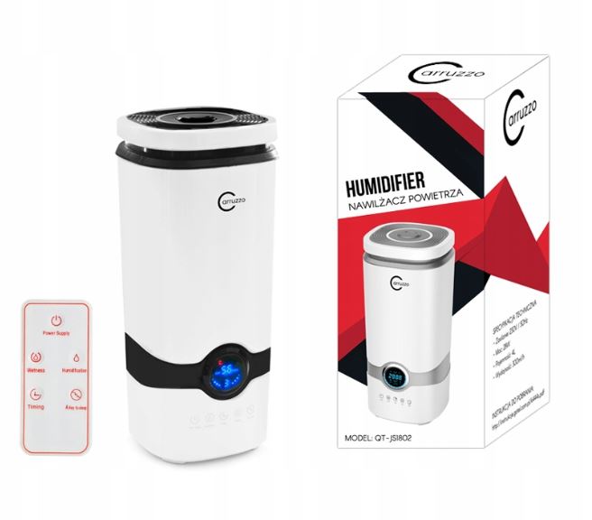 Nawilżacze ultradźwiękowe i parowe Carruzzo QT-JS1802