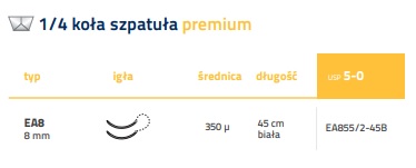 Nici chirurgiczne z igłą okrągłą Internacional Farmaceutica Poliester