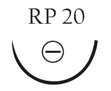 Nici chirurgiczne z igłą okrągłą Vigilenz Ecosorb E37RP200