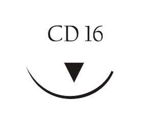 Nici chirurgiczne z igłą okrągłą Vigilenz Ecosorb fast F44CD16W