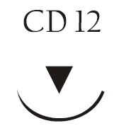 Nici chirurgiczne z igłą okrągłą Vigilenz Esteron T64CD120