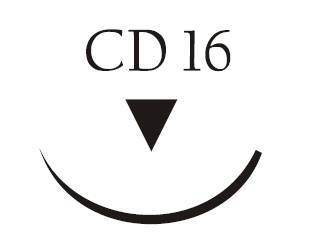 Nici chirurgiczne z igłą okrągłą Vigilenz Silk S44CD160