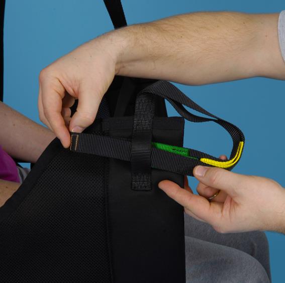 Nosidła do podnośników dla osób niepełnosprawnych Prism Medical UK Pas Półleżący Komfort z Podtrzymaniem Głowy