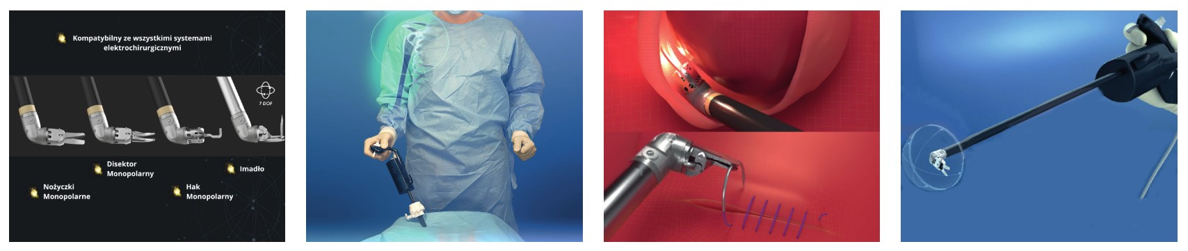 Nożyczki endoskopowe do endoskopów giętkich Dex Surgical Dex Device