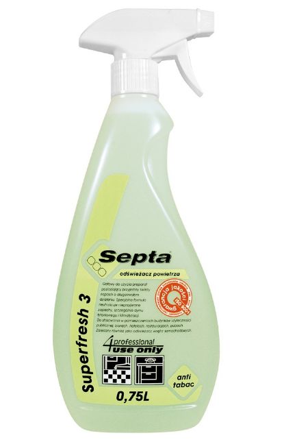 Odświeżacze powietrza Agapit SUPERFRESH 3 - LINIA SEPTA Anti Tabac