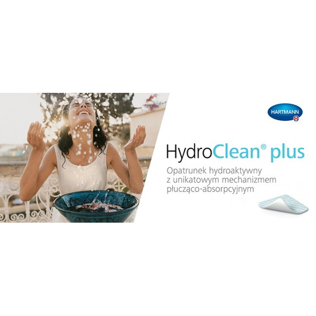 Opatrunki hydrowłókniste HARTMANN HydroClean Plus