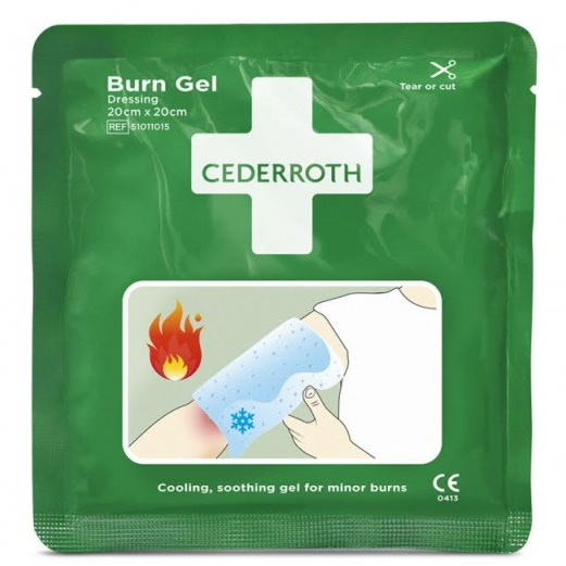 Opatrunki hydrożelowe - kompresy Cederroth Burn Gel Dressing