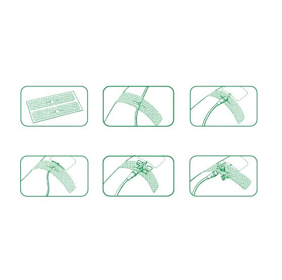 Opatrunki mocujące (cewnik, dren, kaniula) Lohmann & Rauscher Curafix i.v. classic