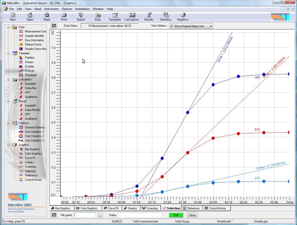 Oprogramowanie do analizatorów i czytników Labexim MikroWin2010