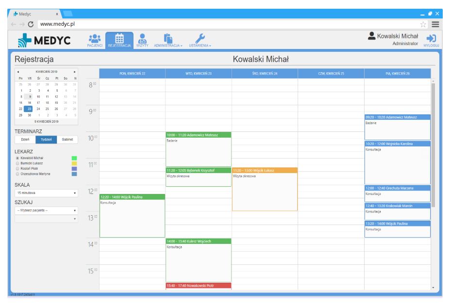 Oprogramowanie do gabinetów i przychodni Qbusoft MEDYC
