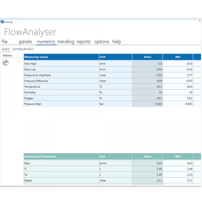 Oprogramowanie do testerów medycznych IMT Analytics FLOWLAB