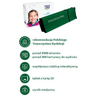 Oprogramowanie edukacyjne do logopedii Nowa Era Dysleksja Pro